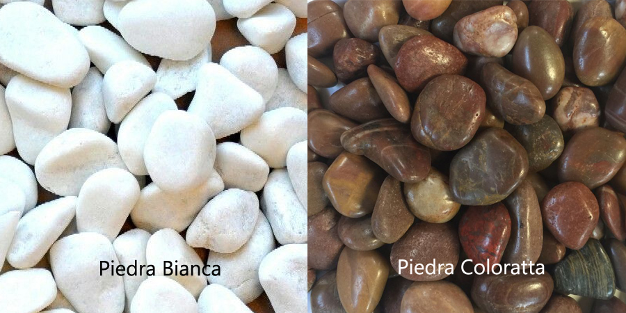 Piedras para Jardines Bianca Coloratta
