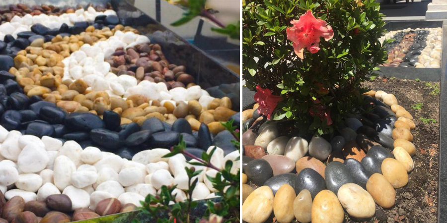 Piedras para Jardines varios Colores