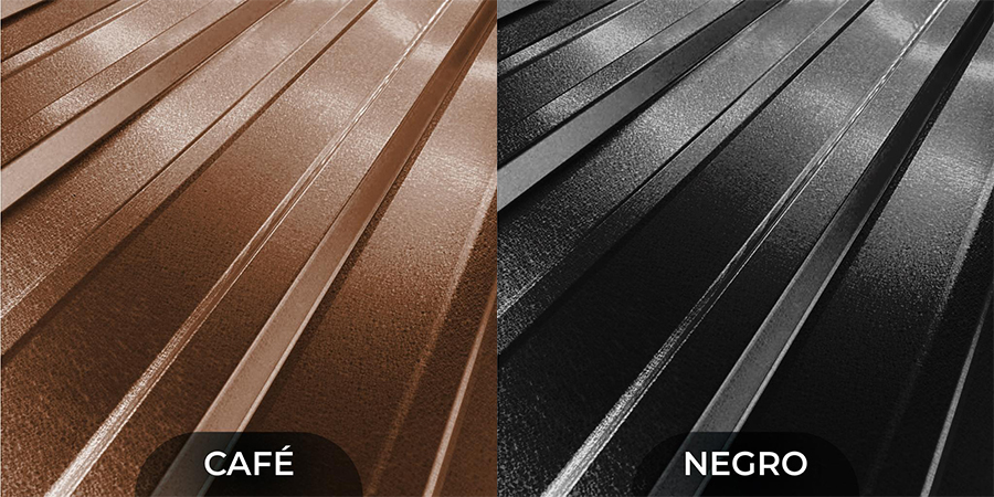 Decorpanel planchas metalicas cafe negro